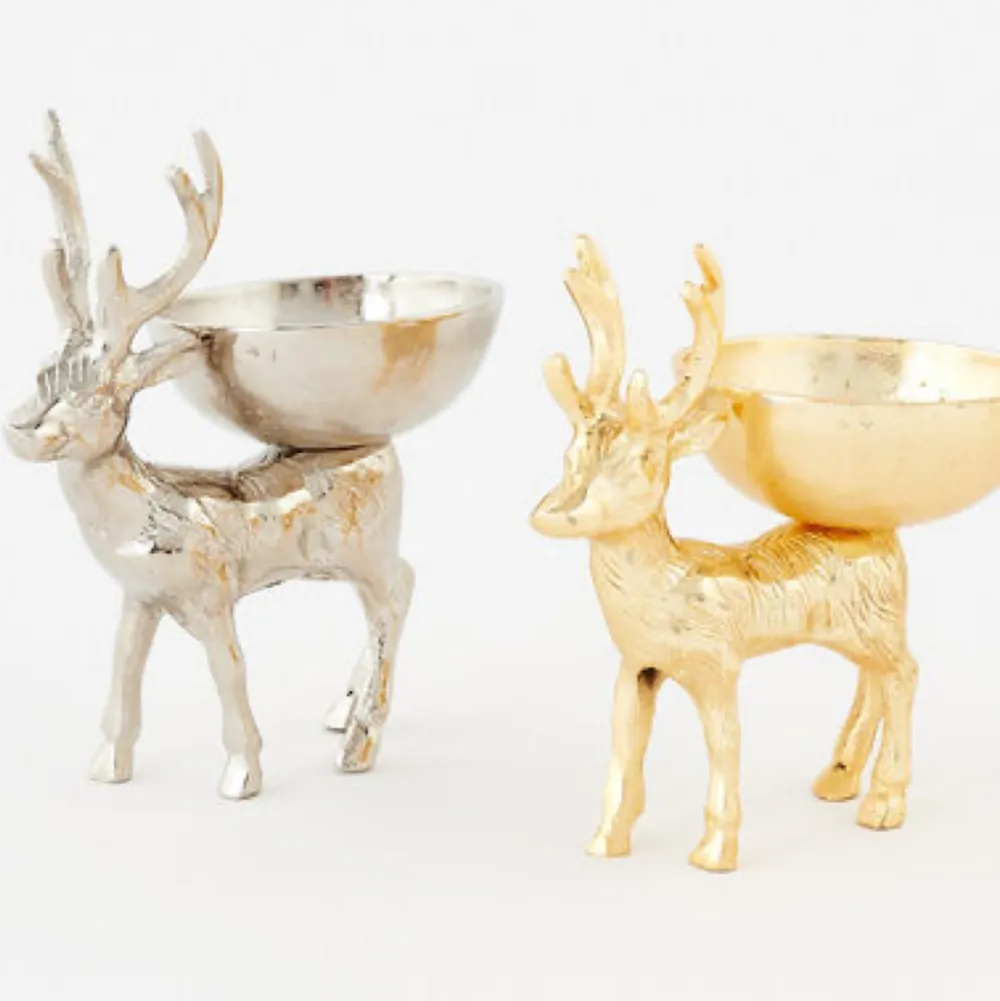 180 Degrees Standing Reindeer Bowl