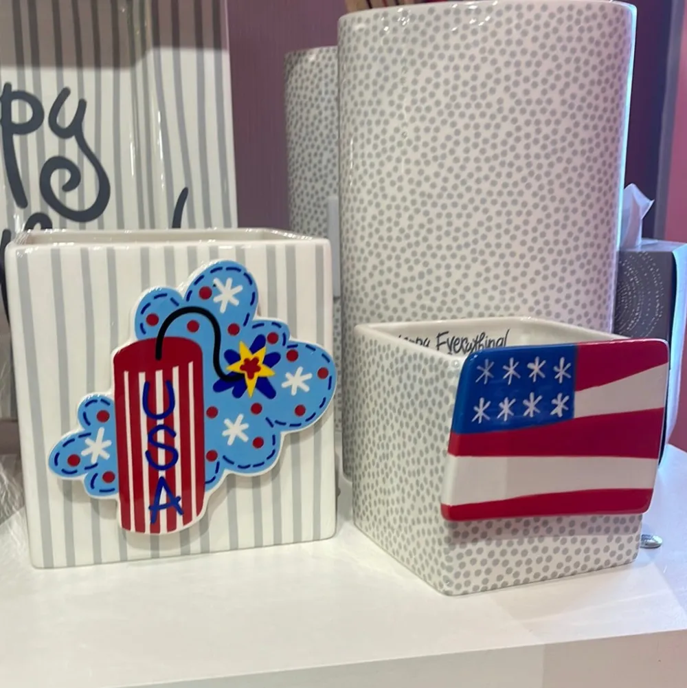 Happy Everything Stone Mini Dot Small Nesting Cube by !