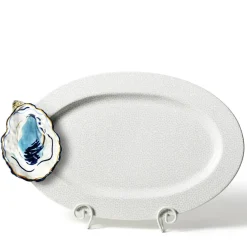 Happy Everything Stone Small Dot Big Oval Platter by !