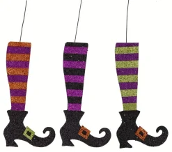 Craig Bachman Striped Glitter Witch Legs