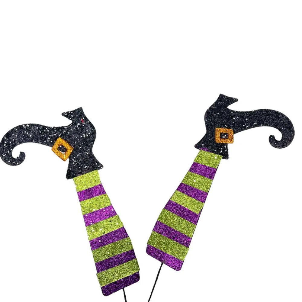 Craig Bachman Striped Glitter Witch Legs
