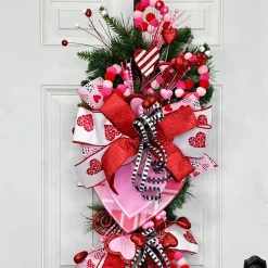 Liberty Floral Stripe Heart Spray