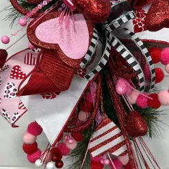 Liberty Floral Stripe Heart Spray