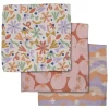 Geometry Summer Floral Party Dishcloth Set