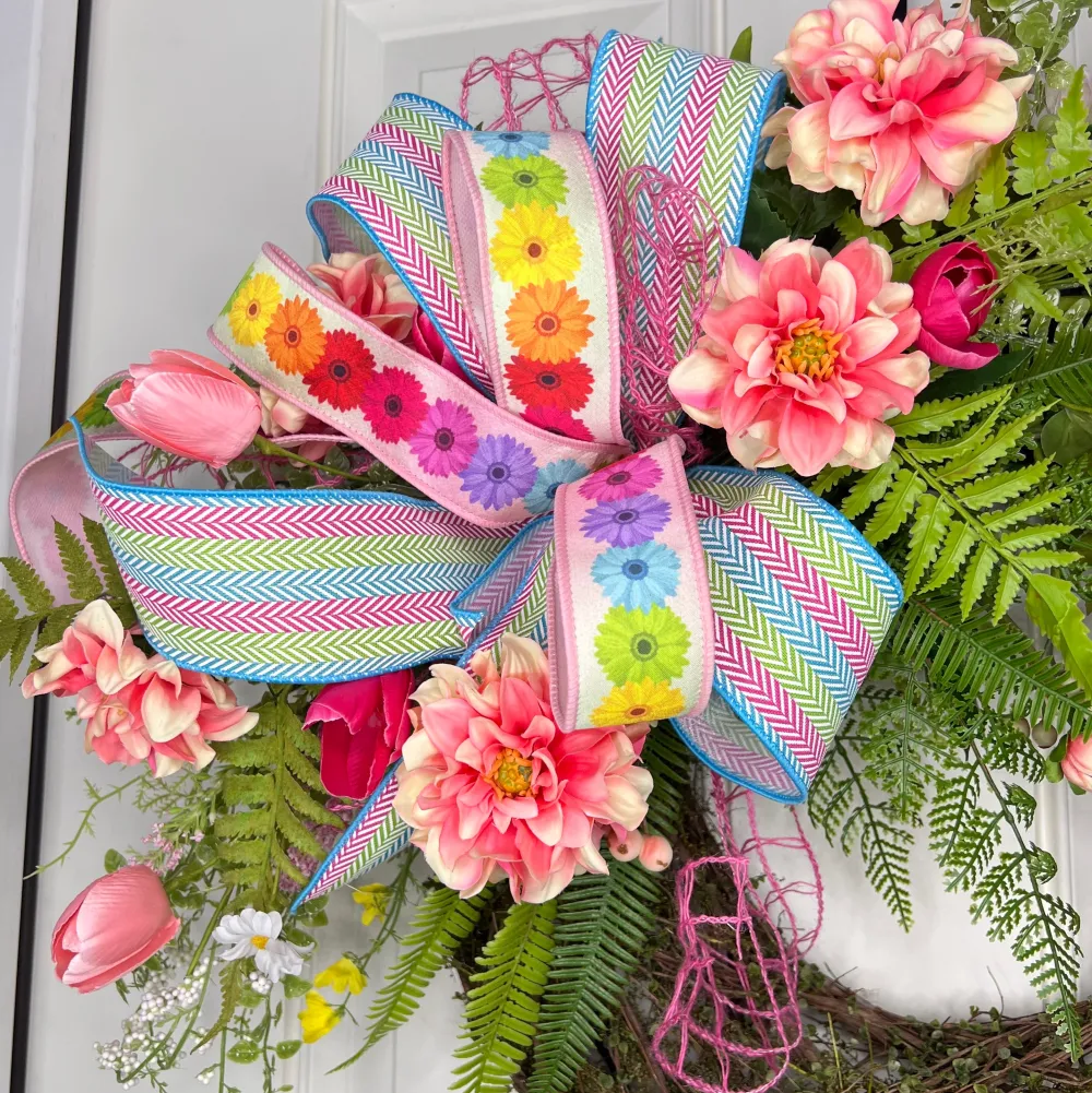 Miss Cayce's Sunshine and Tulips Wreath