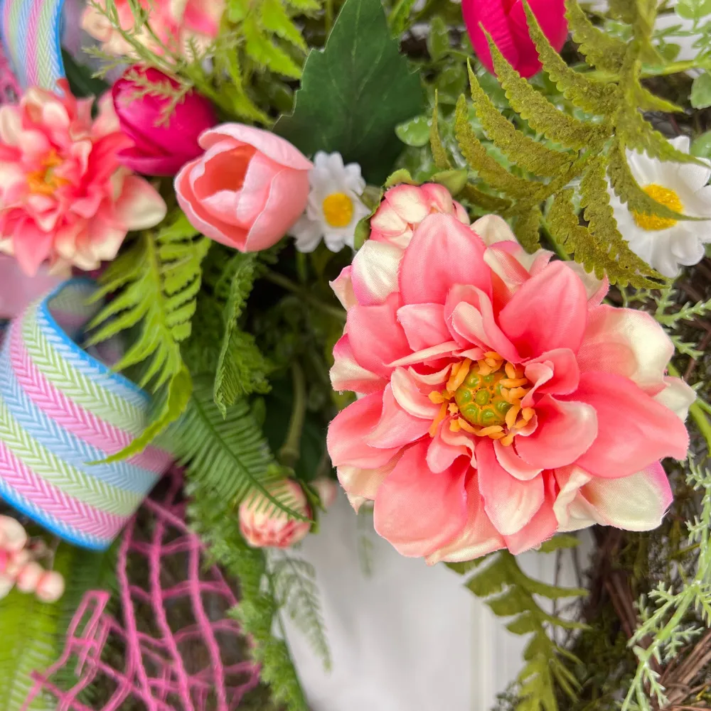 Miss Cayce's Sunshine and Tulips Wreath
