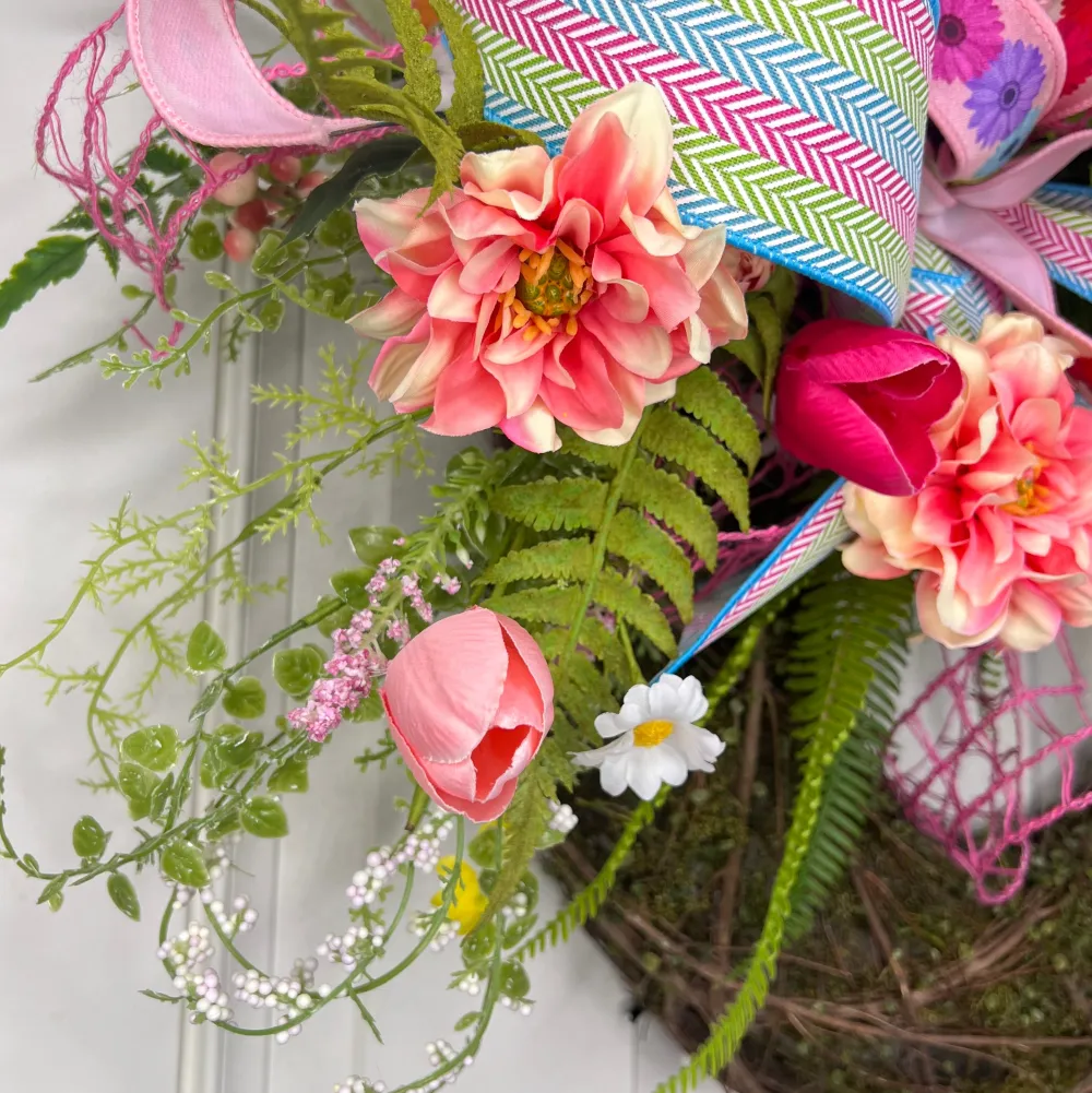 Miss Cayce's Sunshine and Tulips Wreath