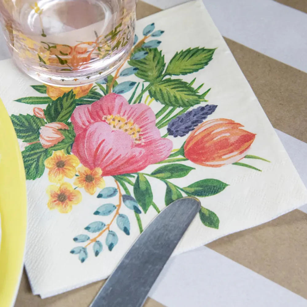 Hester & Cook Sweet Garden Cocktail Napkin Set