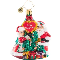 Christopher Radko The First Of Many Christmases Gem Ornament by