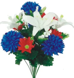 Liberty Floral Tiger Lily Mum Bush