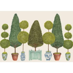 Hester & Cook Topiary Garden Placemat Set