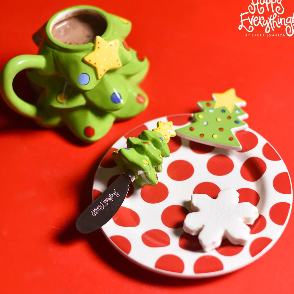 Happy Everything Tree Embellishment Plate by !