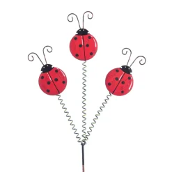 The Round Top Collection Triple Lady Bug Stake