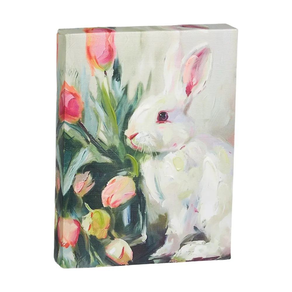 RAZ Tulip Rabbit Wall Art