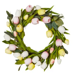 RAZ Tulip Wreath, 22"