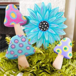 The Round Top Collection Turquoise Gerber Daisy