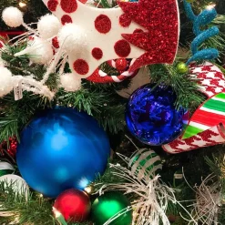Farrisilk Turquoise Matte Ball Ornament, 4"