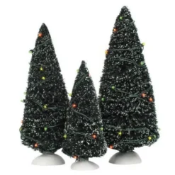 Department 56 Twinkling Lit Trees Green Set, Dept. 56 Village
