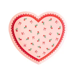 Harlow & Grey Valentine's Day Lace Heart Shaped Plate Set