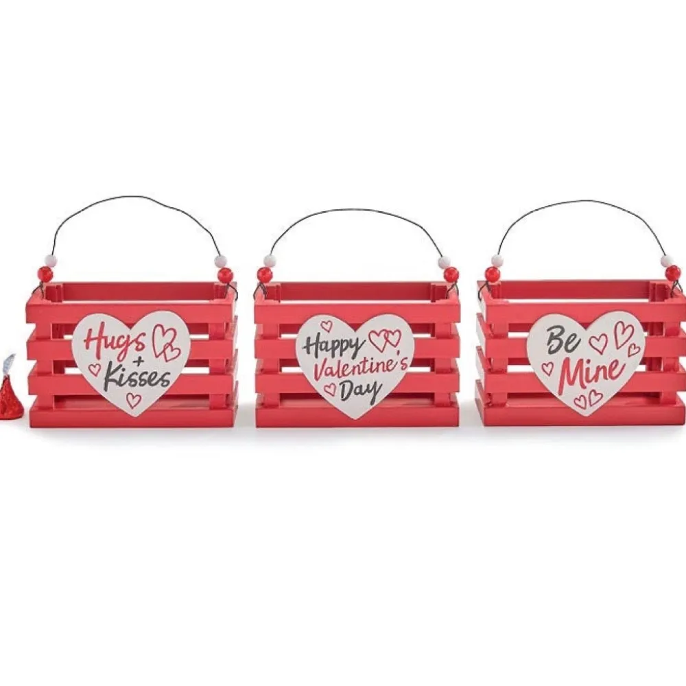 Burton & Burton Valentine Wood Crate