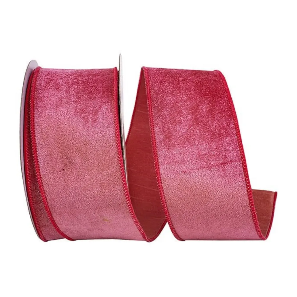 Reliant Ribbon Velvet Plush Deluxe Dupioni Ribbon, 2.5" X 10YD
