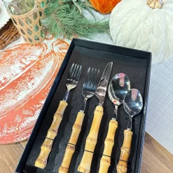 Beatriz Ball VIDA Bamboo Stainless Flatware II Set