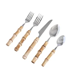 Beatriz Ball VIDA Bamboo Stainless Flatware II Set