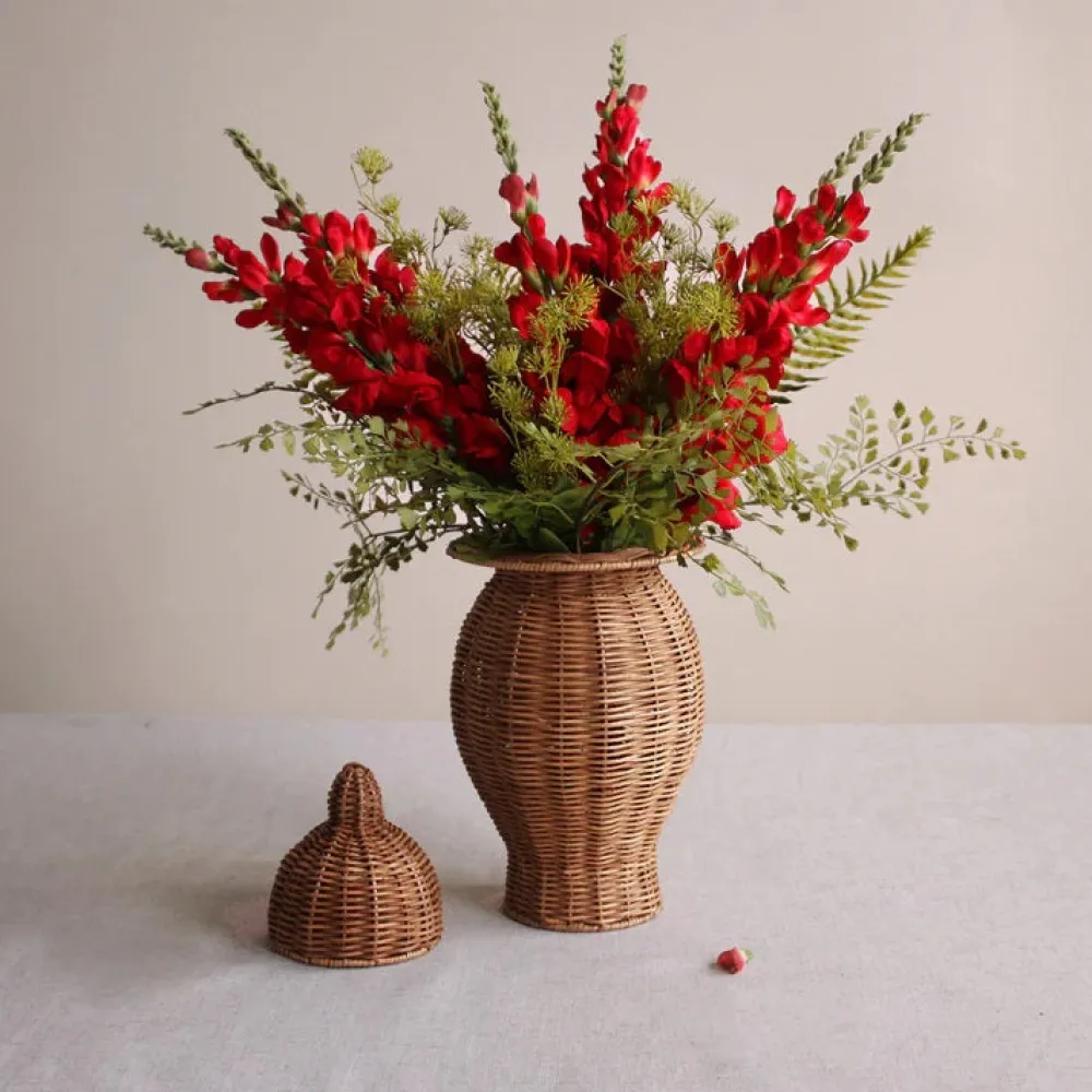 Beatriz Ball VIDA Rattan Basket With Lid