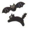 The Round Top Collection Vintage Bat and Cat Magnet