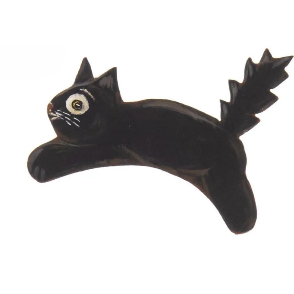 The Round Top Collection Vintage Bat and Cat Magnet