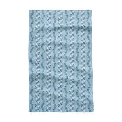 Geometry Vintage Floral Stripe Tea Towel