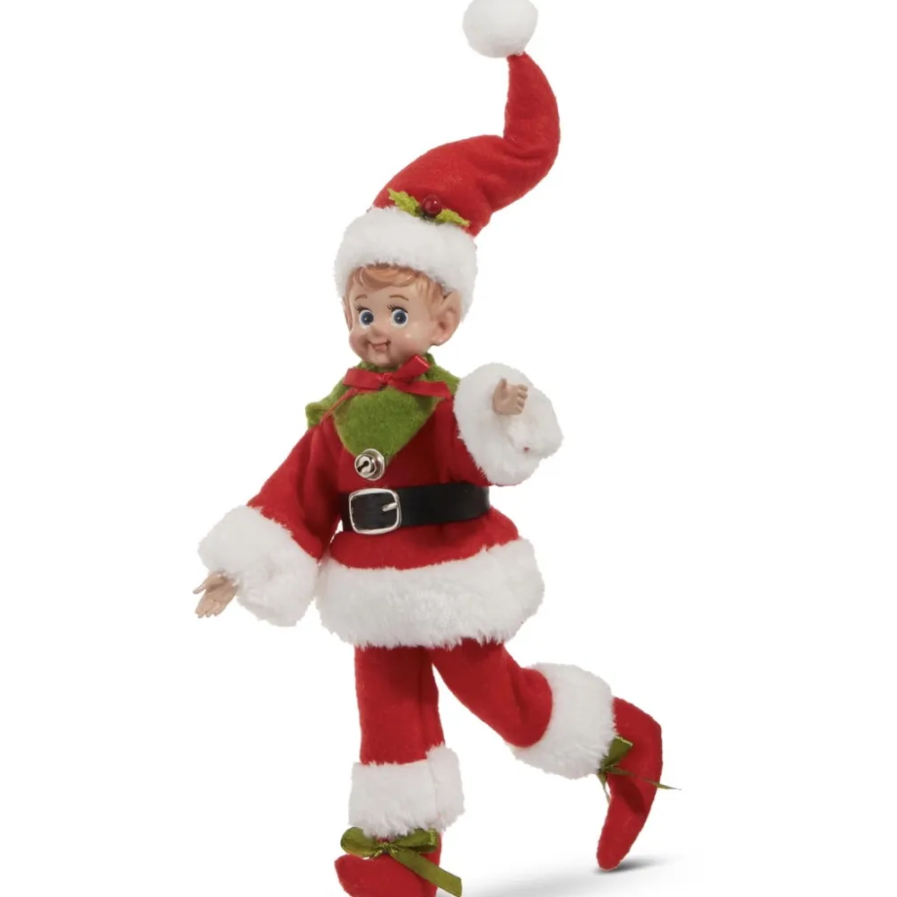RAZ Vintage Posable Elf, 10"