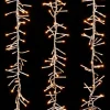 RAZ Warm White Cluster Lights On Clear Wire, 10'