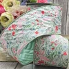 D. Stevens Watercolor Floral Bunny Ribbon, 4“x 10YD