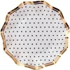 Sophistiplate Wavy Appetizer Bowl, Blanc & Noir