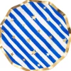 Sophistiplate Wavy Appetizer Plate, Patriotic Confetti