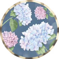 Sophistiplate Wavy Salad Plate, Hydrangeas