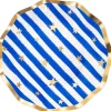 Sophistiplate Wavy Salad Plate, Patriotic Confetti