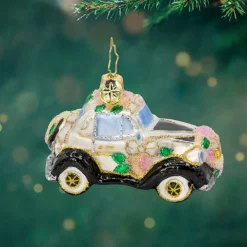 Christopher Radko Wedding Day Wheels Gem by