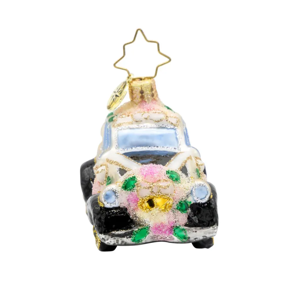Christopher Radko Wedding Day Wheels Gem by