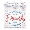 The Round Top Collection Welcome to The Fireworks Show Sign