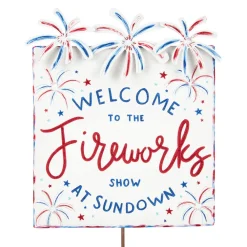 The Round Top Collection Welcome to The Fireworks Show Sign