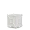 RAZ White Bamboo Planter, Small