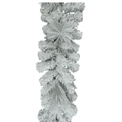 Liberty Floral White Pine Garland, 6'