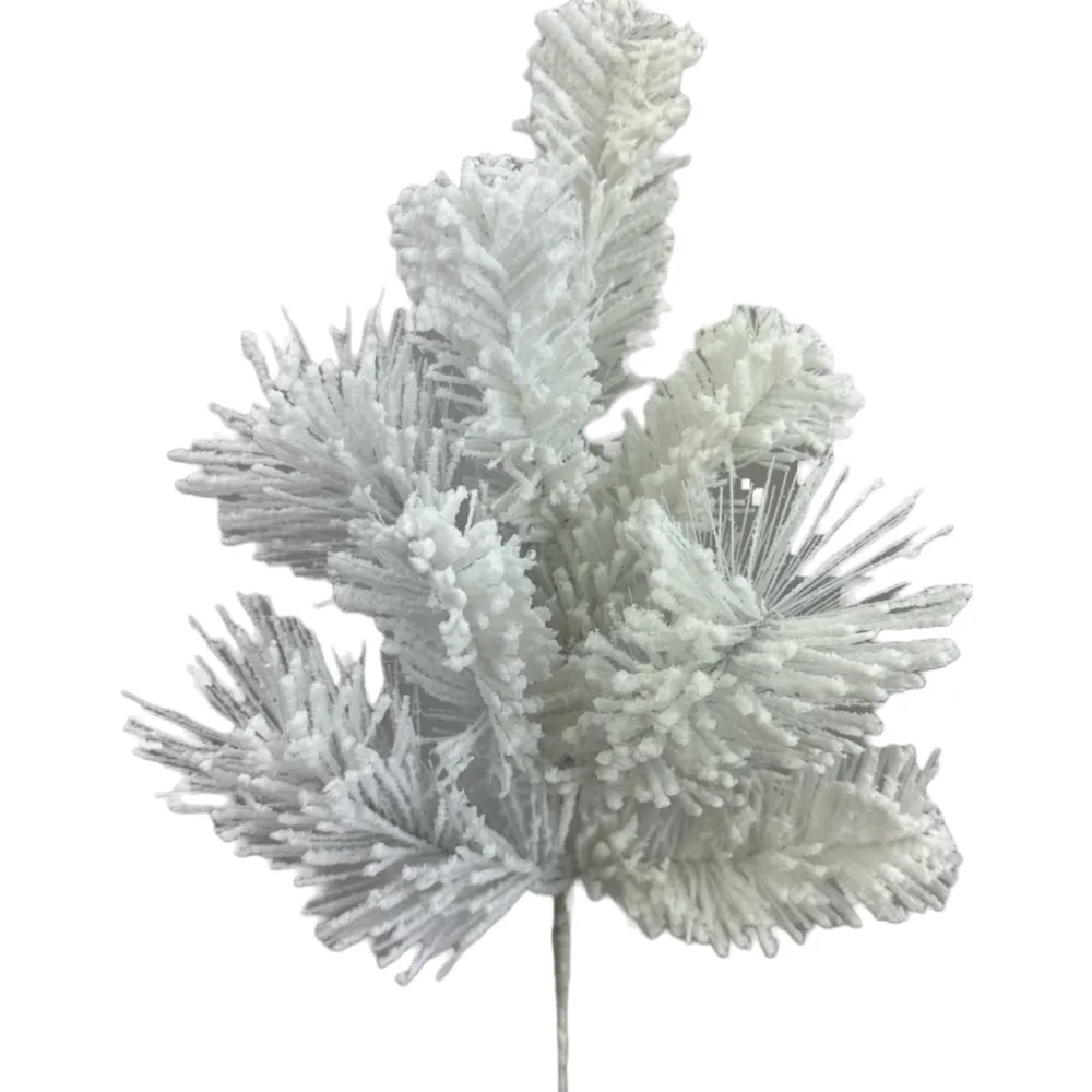 Liberty Floral White Pine Pick
