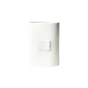 Happy Everything White Small Dot Mini Oval Vase by !