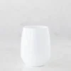 Hester & Cook White Stemless Wine Glass