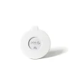 Happy Everything White Stripe Round Frame by !