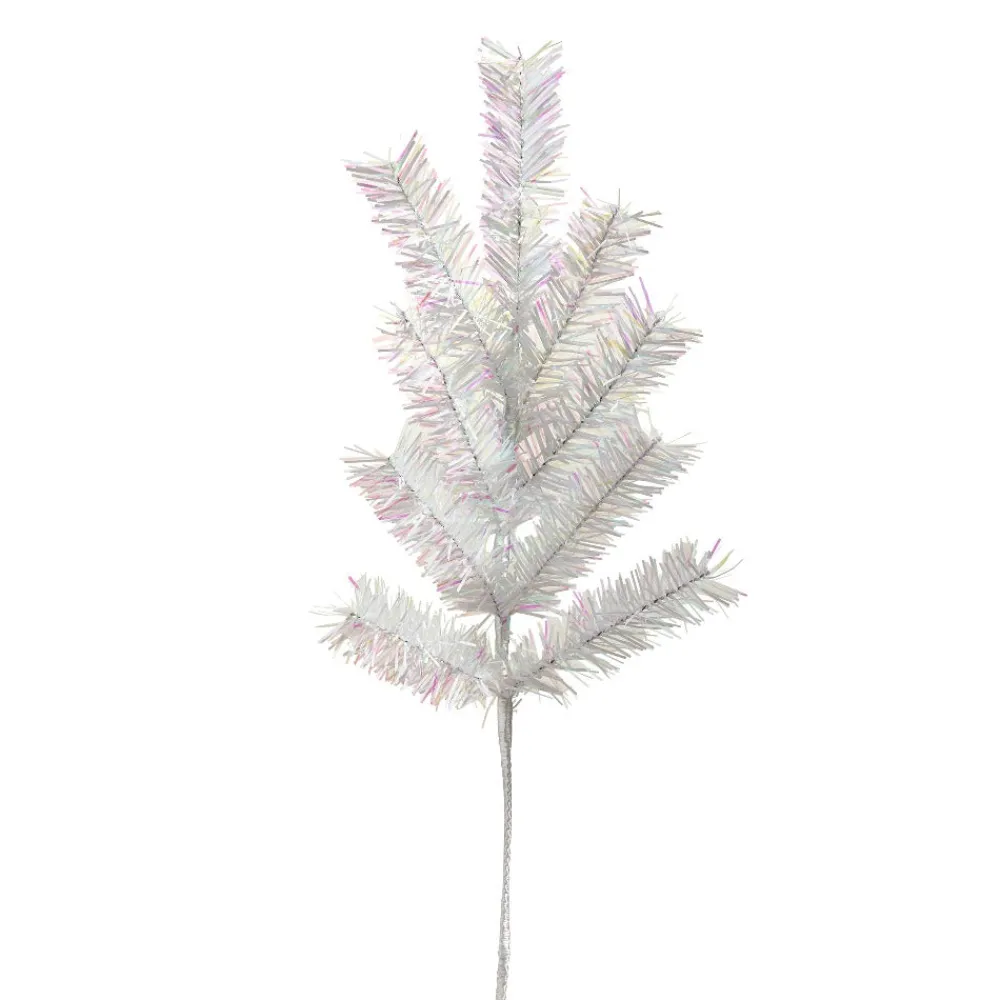 RAZ White Tinsel Spray