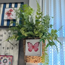 The Round Top Collection Wicker Display Basket